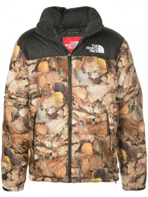 Chaquetas De Plumas Supreme X The North Face Nuptse Jacket Hombre Negras Colombia | I4B-55007