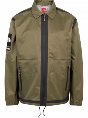 Chaquetas Supreme X The North Face Outer Tape Mujer Verde Colombia | I6J-04738