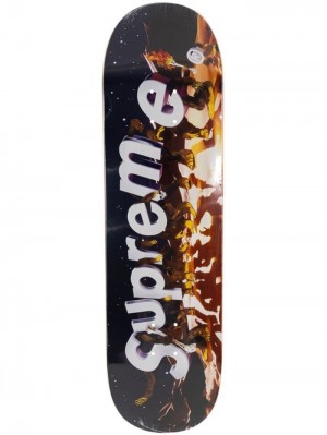 Equipo Supreme Apes Skateboard Deck Hombre Negras Colombia | L5I-07049