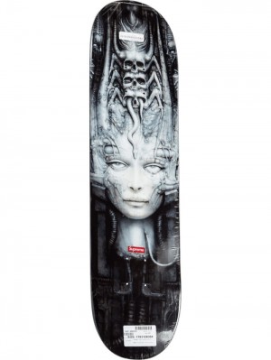 Equipo Supreme Giger Estampadas-print Skateboard Hombre Gris Colombia | J5Z-25618