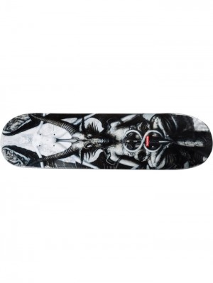 Equipo Supreme Giger Estampadas-print Skateboard Hombre Negras Colombia | W5U-01298