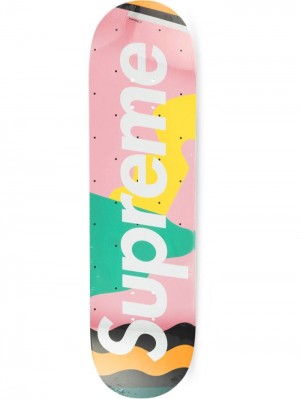 Equipo Supreme Mendini Estampadas-print Skateboard Hombre Rosas Colombia | S8R-00216