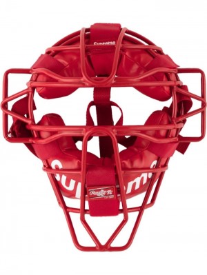 Equipo Supreme X Rawlings Catchers Mask Hombre Rojas Colombia | Z4A-73500