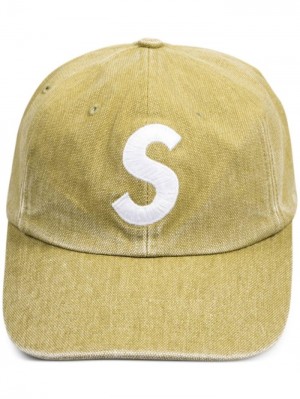 Gorras Supreme S Logo Baseball Hombre Verde Oliva Verde Colombia | T2S-11454