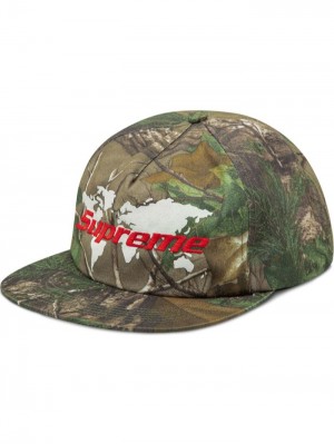 Gorras Supreme World Five-panel Hombre Marrones Colombia | N8U-70909