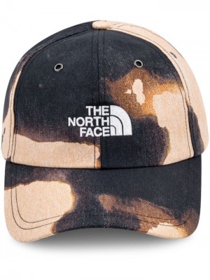 Gorras Supreme X Tnf Bleached Denim Print 6-panel Hombre Negras Marrones Beige Claro Colombia | F1N-52380