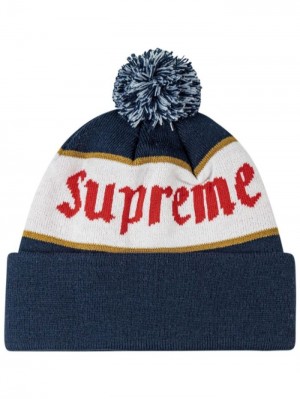 Gorro Supreme Alpine Knit Mujer Azules Colombia | Z7D-96277