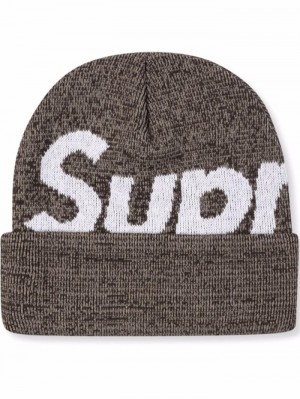 Gorro Supreme Big Logo Hombre Marrones Colombia | Z4Z-72381