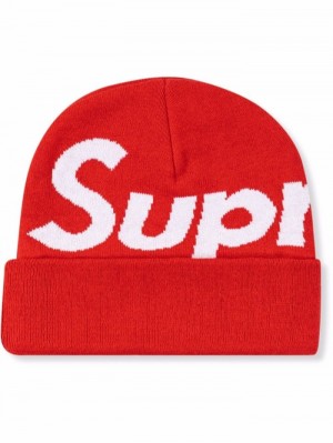 Gorro Supreme Big Logo Hombre Rojas Colombia | U8B-33389