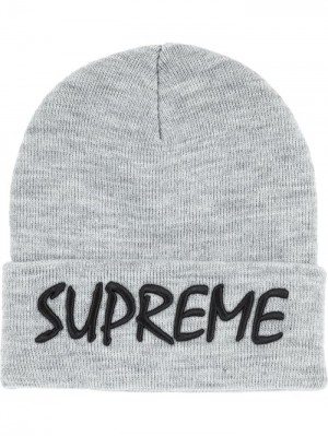 Gorro Supreme Ftp Logo Hombre Gris Colombia | N0C-18170