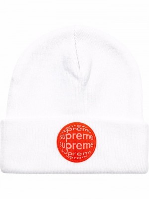 Gorro Supreme Lenticular Patch Hombre Blancas Colombia | G9H-99392