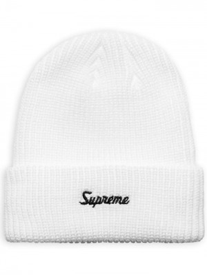 Gorro Supreme Loose Gauge Hombre Blancas Colombia | M0W-03170