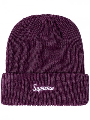 Gorro Supreme Loose Gauge Hombre Moradas Colombia | A8A-40362