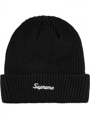 Gorro Supreme Loose Gauge Mujer Negras Colombia | T5Q-06320