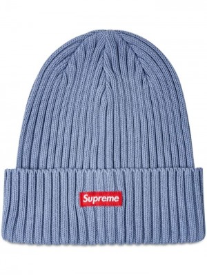 Gorro Supreme Overdyed Acanalado Mujer Azules Colombia | U3T-44043