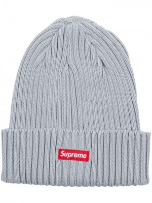 Gorro Supreme Overdyed Rib-knit Hombre Gris Colombia | A1W-55940