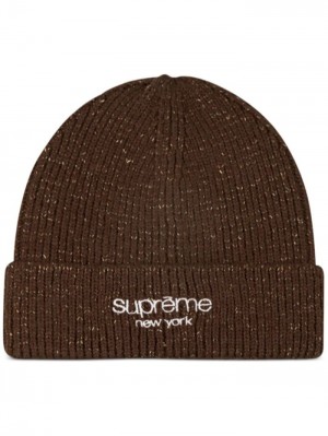 Gorro Supreme Rainbow Speckle Lana Hombre Cafe Marrones Colombia | Q5N-33762