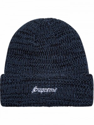 Gorro Supreme Twisted Embroidered-logo Hombre Azules Colombia | F7B-91471