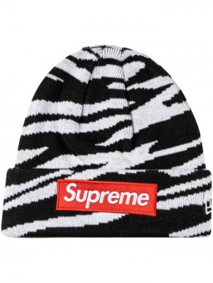 Gorro Supreme X New Era Box Logo Mujer Negras Colombia | A3V-35153