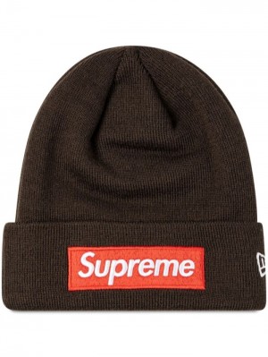 Gorro Supreme X New Era Box-logo Hombre Marrones Colombia | F4D-50887