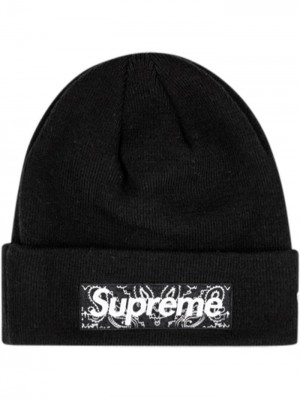 Gorro Supreme X New Era Box-logo Hombre Negras Colombia | Z7T-67876