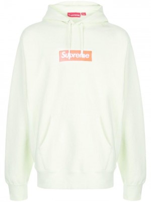 Poleron Supreme Box Logo Hombre Verde Colombia | K5S-87561