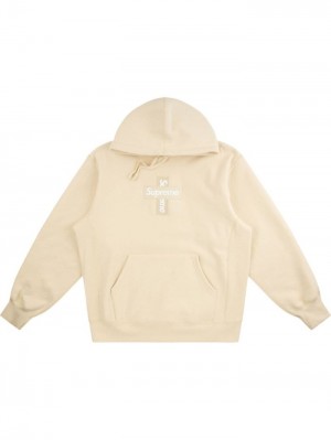 Poleron Supreme Cross Box Logo Hombre Neutrals Colombia | H9M-80754