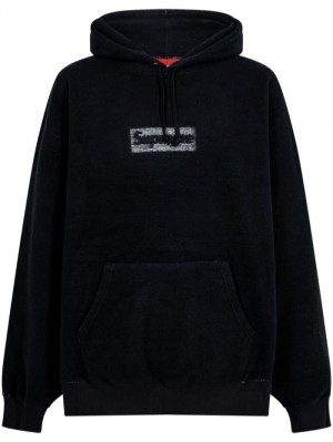 Poleron Supreme Inside Out Box Logo "Black" Hombre Negras Colombia | H1Z-45572