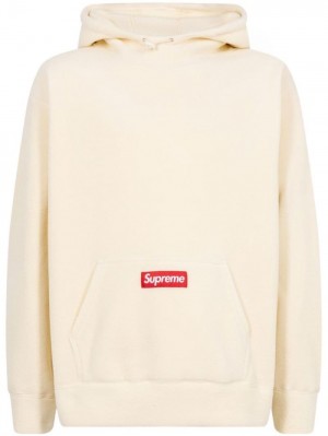 Poleron Supreme X Polartec Logo-patch Drawstring Hombre Neutrals Colombia | P6C-43311