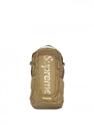 Mochilas Supreme Logo Print Hombre Neutrals Colombia | R3U-72915