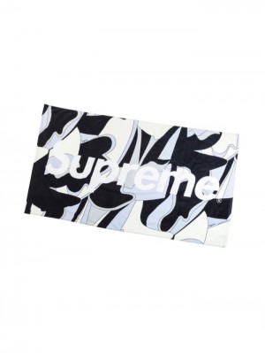 Otros Supreme Abstract Beach Towel Hombre Blancas Negras Colombia | H0J-56128