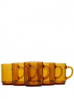 Otros Supreme X Duralex Glass "Amber" Mugs (Set Of 6) Mujer Marrones Colombia | M0S-15584