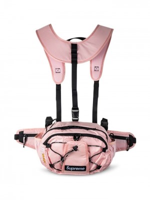 Riñonera Supreme Harness Cintura Bag Hombre Rosas Colombia | I0C-83292