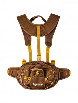 Riñonera Supreme Harness Cintura Bag Mujer Marrones Colombia | R5E-55315