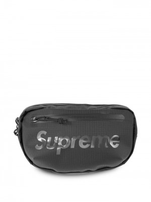 Riñonera Supreme Logo-print Cintura Bag Mujer Negras Colombia | A2H-68121