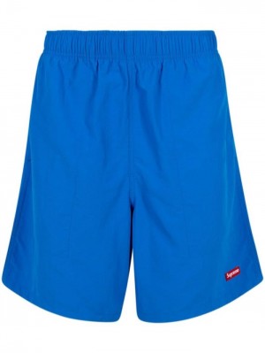 Short Supreme Agua Box Logo Mujer Azul Real Azules Colombia | I7F-97835