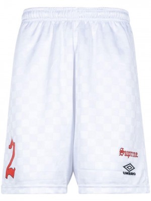 Short Supreme X Umbro Soccer Hombre Blancas Colombia | A6X-53341