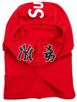 Sombreros Supreme X Mlb Kanji Teams "New York Yankees - Red" Ligeros Balaclava Hombre Rojas Colombia | B8P-40508