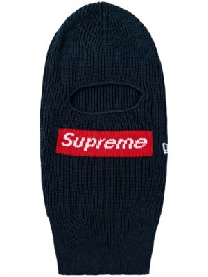 Sombreros Supreme X New Era Box Logo Balaclava Hombre Azules Colombia | G3R-52233