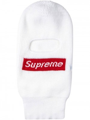 Sombreros Supreme X New Era Box Logo De Punto Balaclava Mujer Blancas Colombia | Q8Z-92441