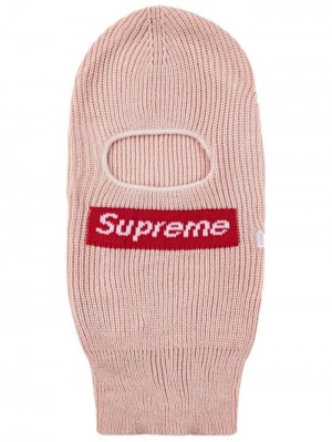 Sombreros Supreme X New Era Box Logo De Punto Balaclava Hombre Rosas Colombia | J5Q-52826