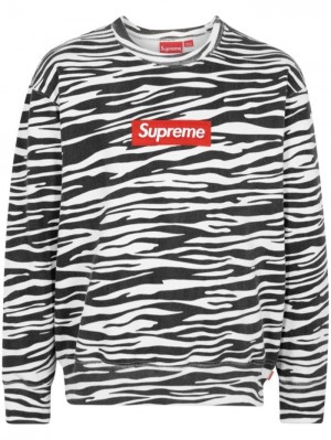 Sudaderas Supreme Box Logo Crew-neck Hombre Negras Colombia | C5K-42085