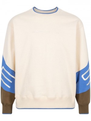 Suéteres Supreme Stretch Crew-neck Sweatshirt Mujer Neutrals Colombia | O7T-48531