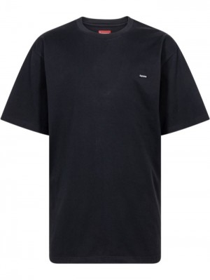 Camisetas Supreme Box Logo Corta-sleeve Hombre Negras Colombia | F8D-12953