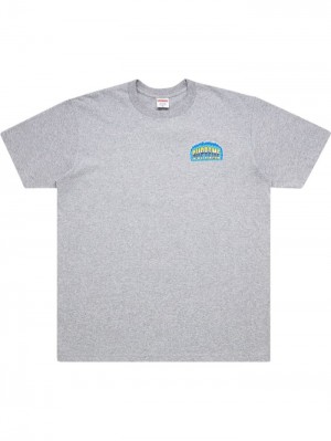 Camisetas Supreme Chrome Crew-neck Hombre Gris Colombia | B0M-35429