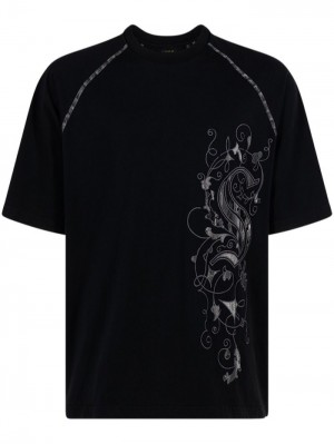 Camisetas Supreme Coogi Corta-sleeve Hombre Negras Colombia | E4Y-42879