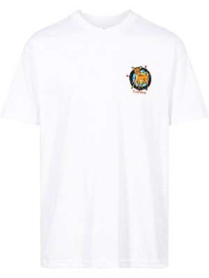 Camisetas Supreme Deer Corta-sleeve Hombre Blancas Colombia | B9K-26253