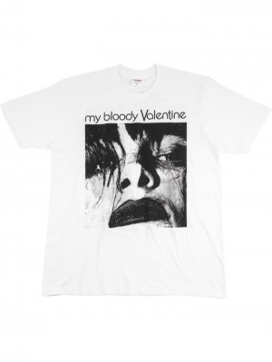 Camisetas Supreme Feed Me With Your Kiss' Hombre Blancas Negras Rojas Colombia | K3G-13836