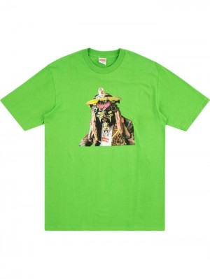 Camisetas Supreme Rammellzee Estampadas-print Hombre Verde Colombia | Y2F-27587