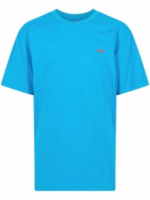 Camisetas Supreme Small Box Logo Hombre Blue  Colombia | Z6I-30559